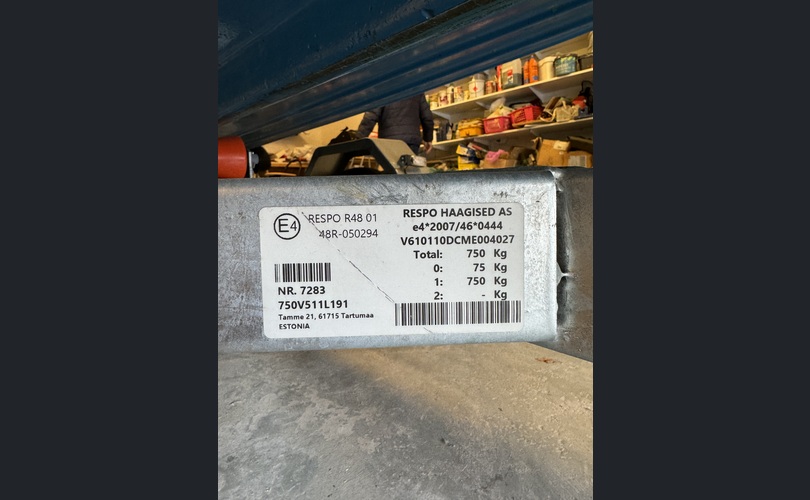 Muu merkki r48 01-traileri 750kg + vene-kuva-3